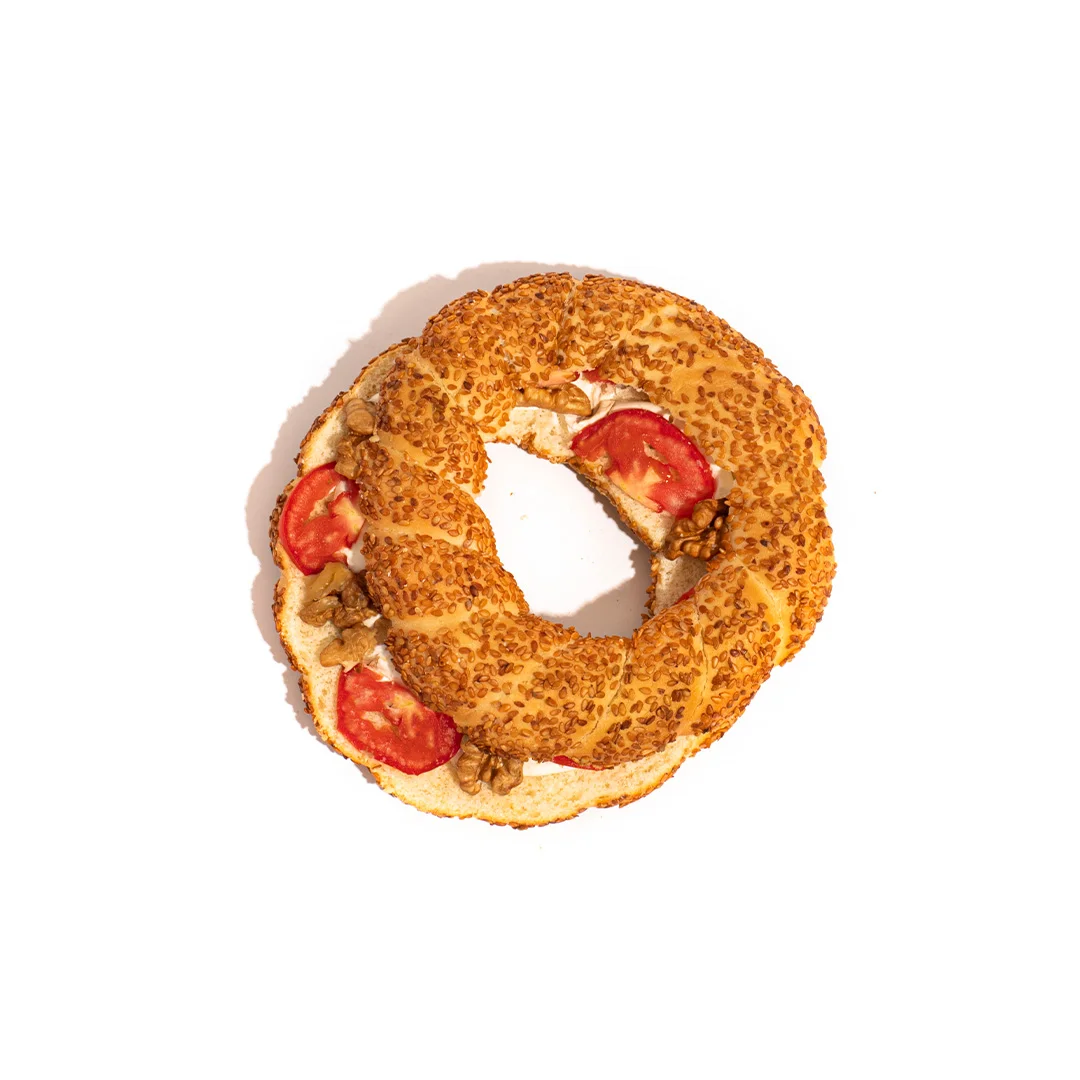 سیمیت پنیر ، گوجه و گردو